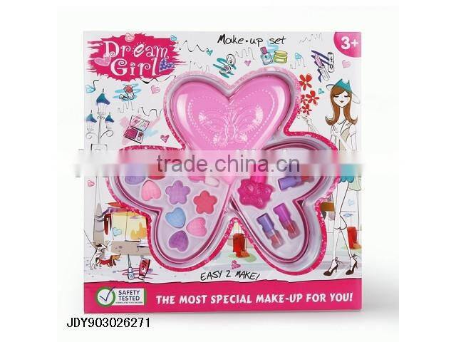Plastic cosmetic toy set for girl make up set EN71