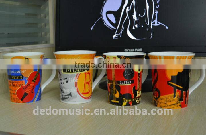 music note cup, customized music note mugs
