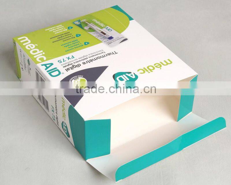 Package case with the knife cuts for medical using thermometre electronica digital