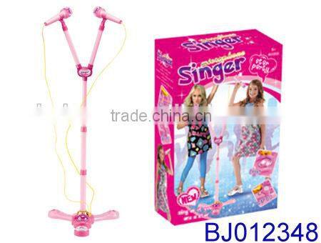 Battery operated baby toy BO musical light up yellow duck toy