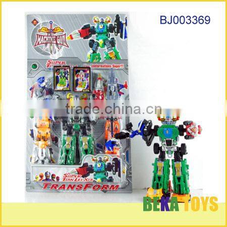 Super cool new plastic transform robot toy for boys