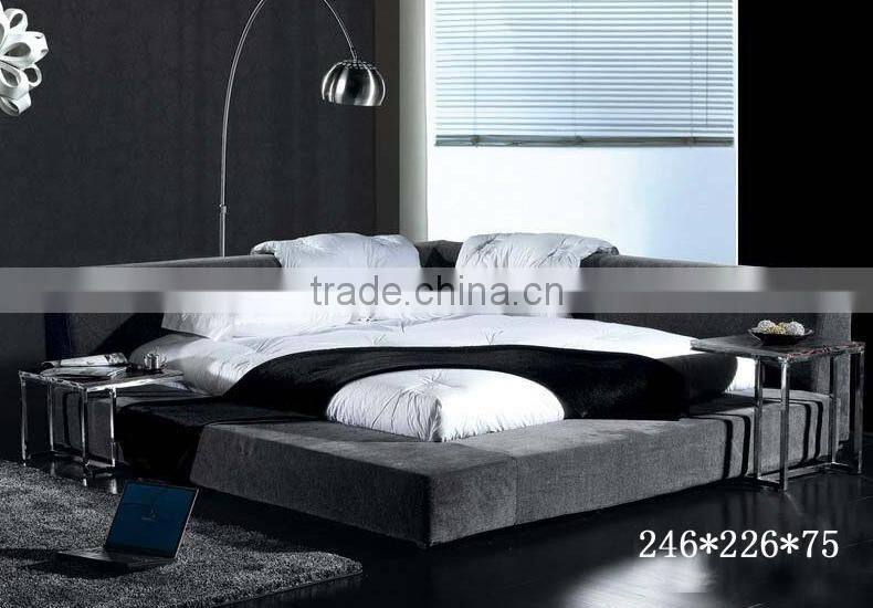 2015 MUSESS New fashion fabric bed SY10083