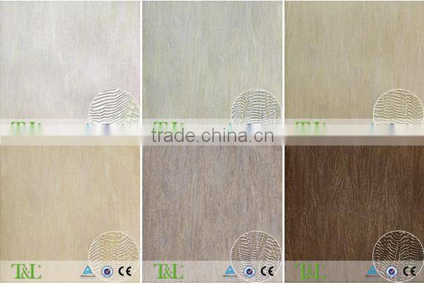 Shanghai deep embossed decorative pvc wallpaper