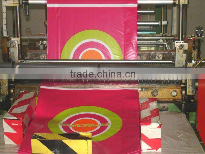 custom printed frosted shopping bags with rope handle