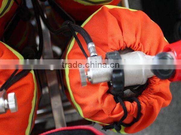 Wheeled Breathing Apparatus with a long tube,self-contained breathing apparatus,air respirator,emergency breathing device