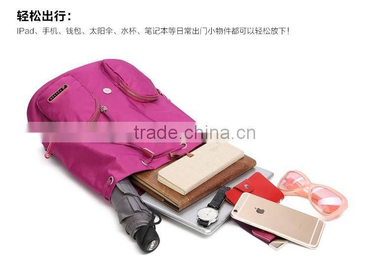 2016 Daily casual backpack bags Hot Sale New Design polyester Outdoor Casual Fashion Backpack