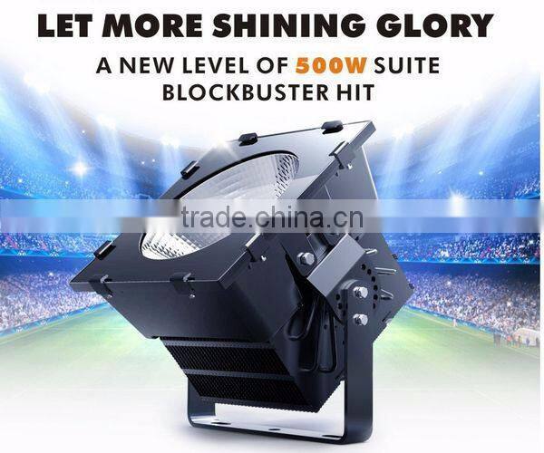 500 watt led flood light with Meanwell driver IP65 CE RoHS 5 years warranty 200w/300w/400w/500w led flood light