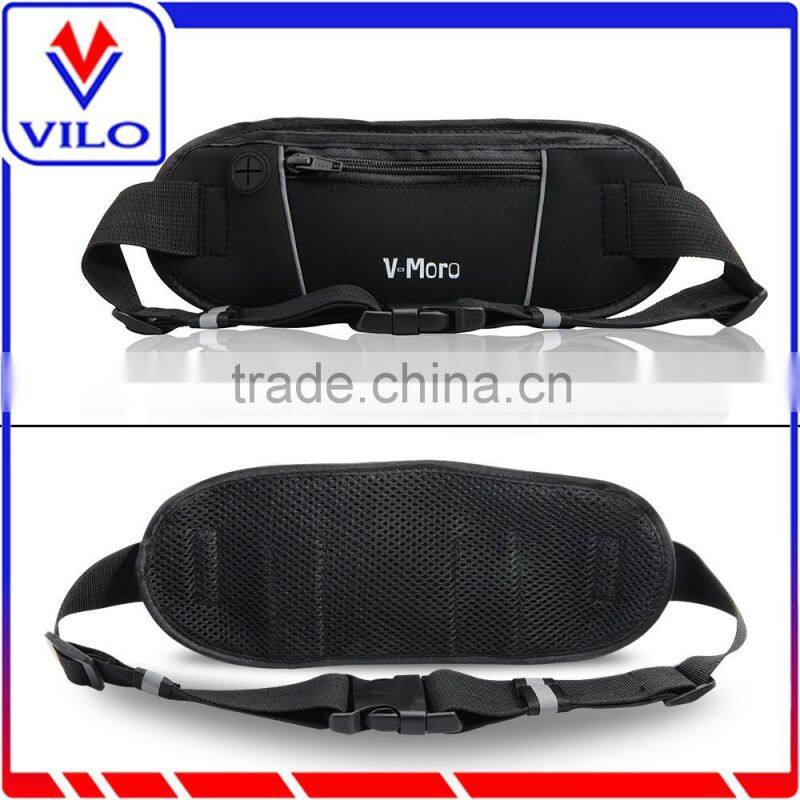 Hot selling travel money belt sports jogging belt waist bag