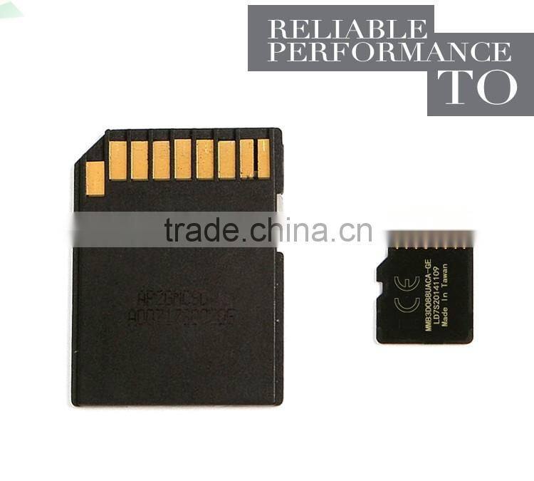 Taiwan factory produced OEM TF memory card 2gb 4gb 8gb micro memory cards with adaptor in plastic case