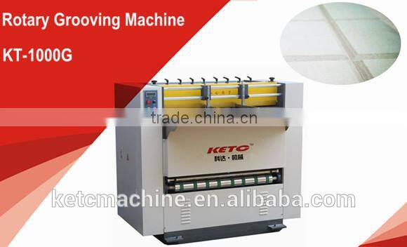 Cardboard Roll Grooving and Notching Machine