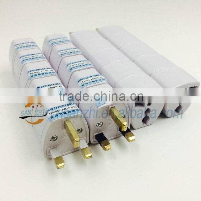 Universal 3 pins wall charger tour UK converter convertor for UK