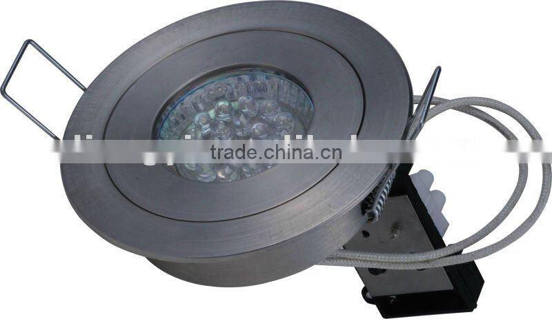 Stainless steel wax moulding casting body IP20 modern crystal flower ceiling light