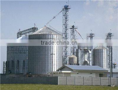Easy installation corrugated plate steel grain silo for sale