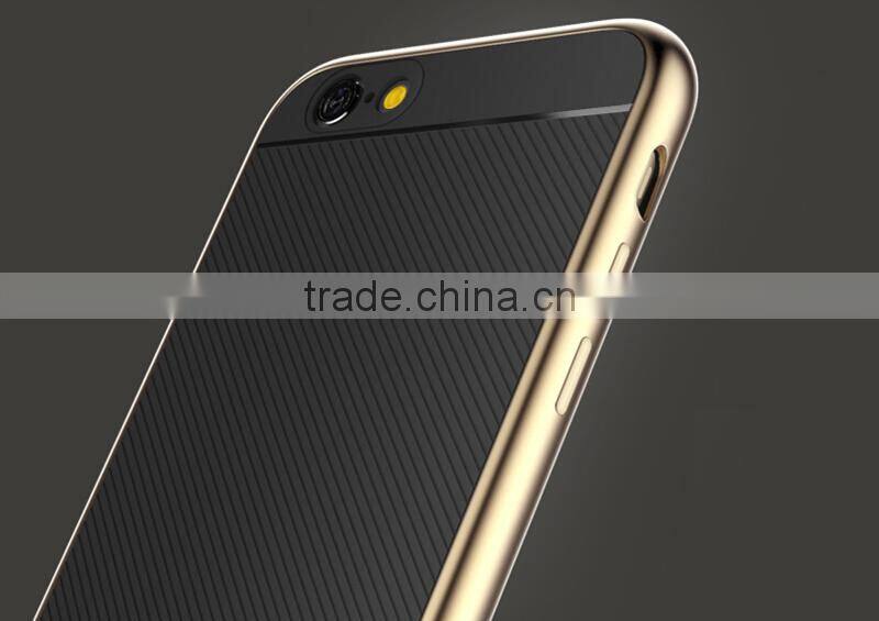 Rock kani series Metal bumper+TPU back cover for apple iphone 6