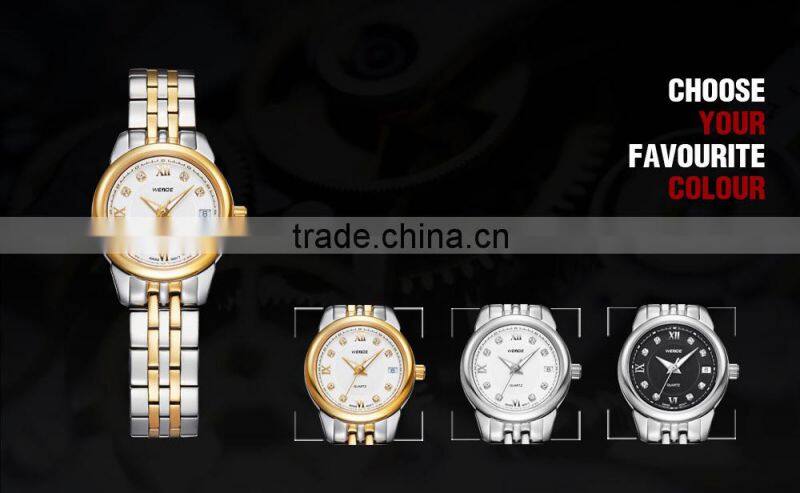 WEIDE WG-93008G-1 Wrist Watches For Couples Wholesale Alibaba China Supplier Steel Watch