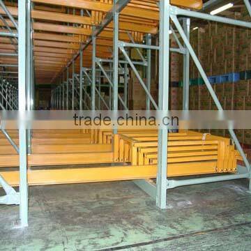 Warehouse Space Saving Push Back Racking from NOVA