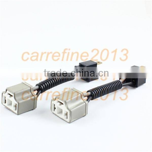 H4 led bulb holder BH-H4 Led headlight bulb Plug Adapter H4 Led Fog Light Bulb Socket harness cable