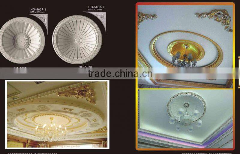 China polyurethane pu foam square medallions for ceiling decoration/3D ceiling medallions mould with factory price