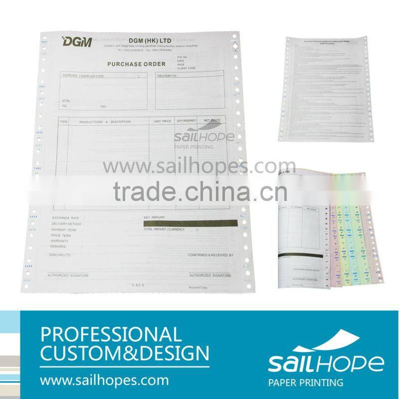wood pulp carbonless computer paper Dot Matrix Printer Paper