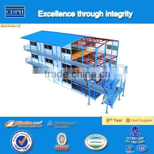 China alibaba reused sandwich panel prefab labor camp house
