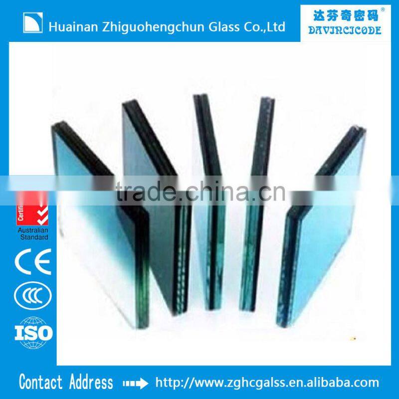 Clear Heat Strengthened Tempered Glass for Building