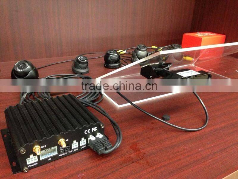 SD storage 4-Channel Dual MDVR With Built-in GPS, 3G / 4G