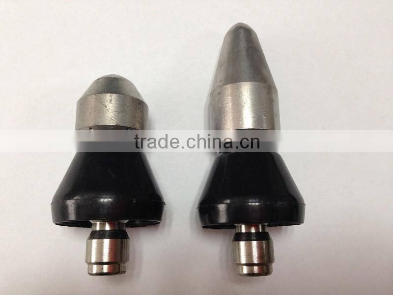 Pressure washer sewer jetter nozzle