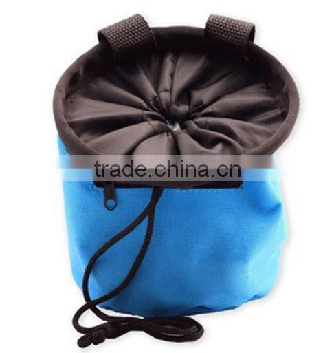 Bouldering Chalk Bag With Belt and Zippered Pocket