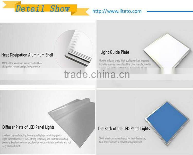 Shenzhen manufacturer dimmable surface mounted 36w 60x60 cm metal frame led panel light