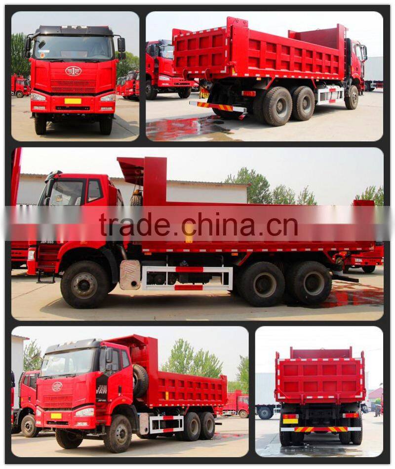 2015 China factory used condition Dump Truck 10 Wheels Tipper Truck 6X4 Tipper Dump Truck by Faw Brand