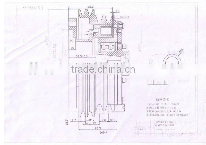 epoxy resin seal BOCK compressor clutch coil