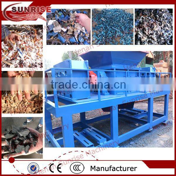 Twin shaft waste tire shredder machine 008613849044466
