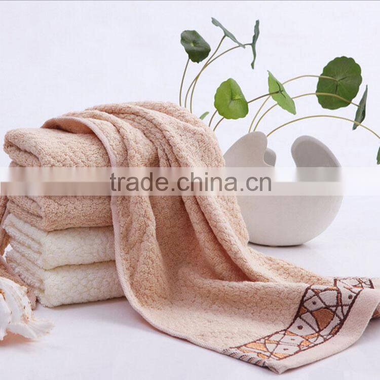 wholesale 100% cotton jacquard towel China supplier