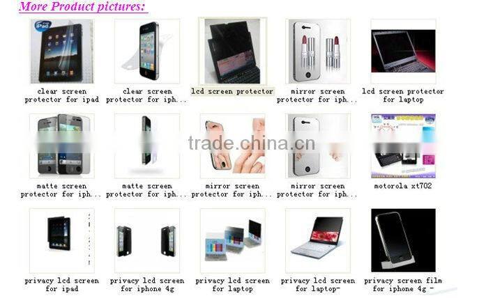 High Transparency screen protector for Apple Macbook pro screen protector