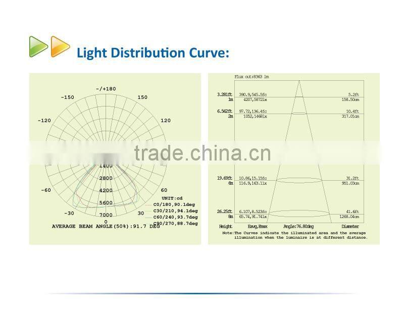 Outdoor 100W LED Tunnel Light