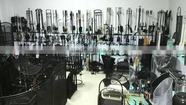 Steel Log holder, with black mesh