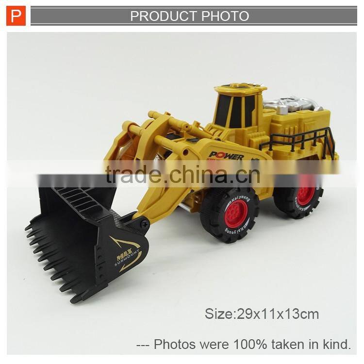 Kids car 4channels radio control toy rc construction truck