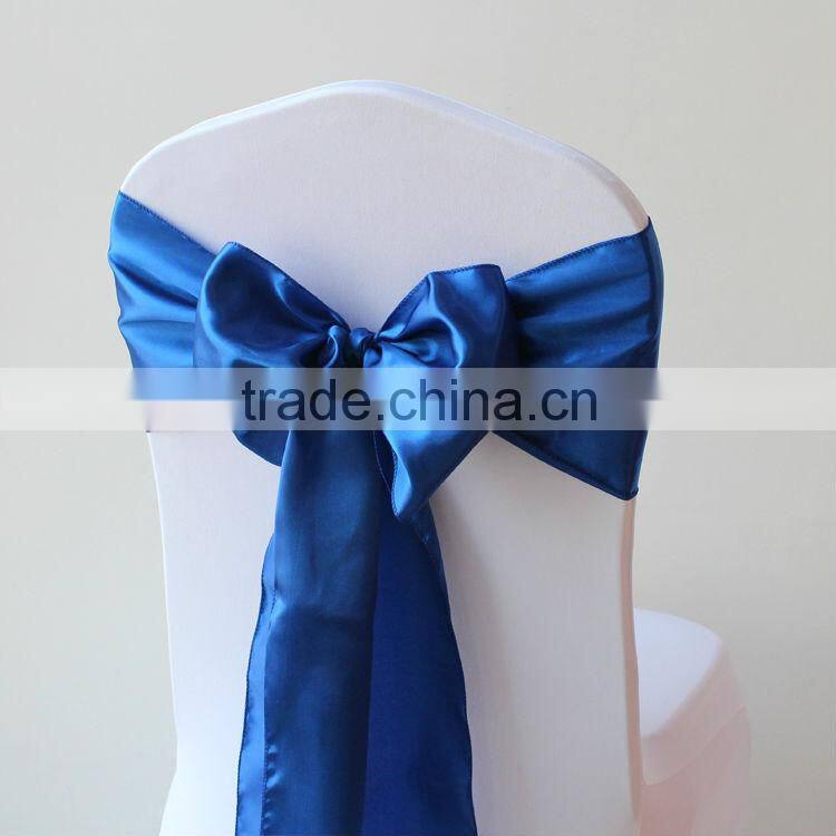 Factory Sell Satin Chair Sash 18*275CM/Satin Chair Cover Sashes For Wedding and Banquet