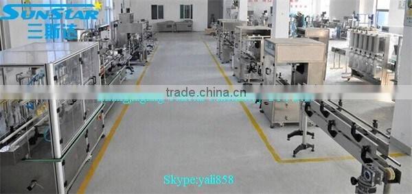 Automatic linear type grease filling machine for olive cooking sunflower oil in bottle barrel or jar can