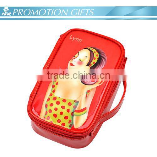 cheap promotion wholesale pu cosmetic bag
