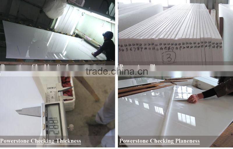 Engineered Diamond White Quartz Tile Flooring