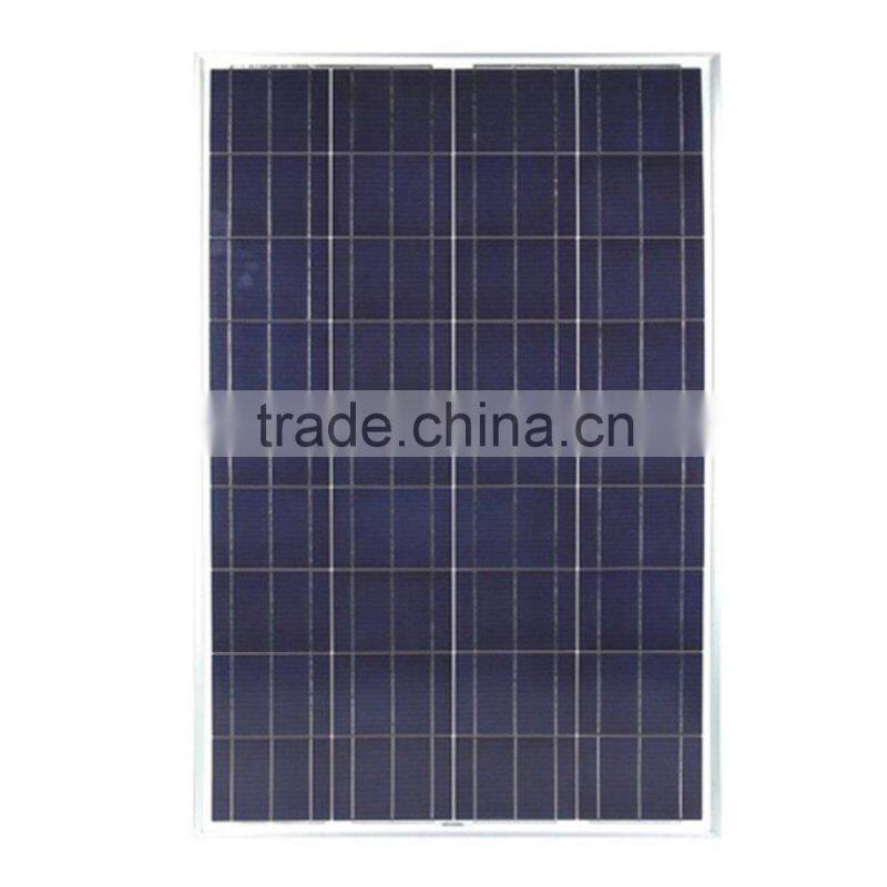 RJ manufacturer 156*156 solar cell 36pcs 18v polycrystalline PV module solar panel 130w