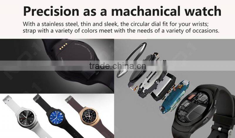 NO.1 G3 Bluetooth Smart Watch Phone Full Round Circle Wrist Smartwatch MTK2502 SIM TF Card Fitness Tracker for IOS android phone