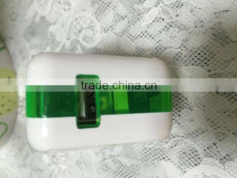 220V 2A dual usb charger for for mobile phone tablet