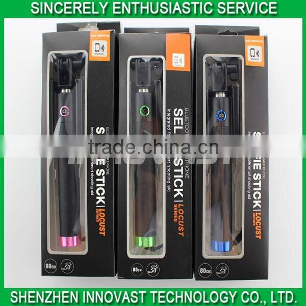 Portable Built-in Bluetooth Selfie Stick,Foldable Selfie Monopod,Wireless Remote