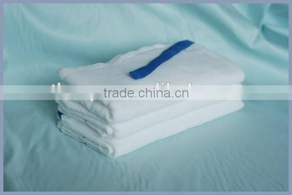 blue medical abdominal swabs