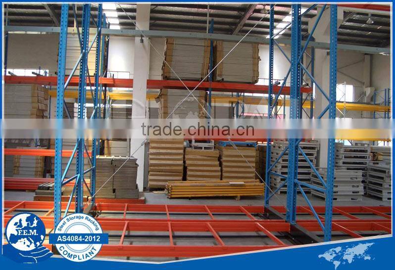 High Density Mobile Racking/painting storage rack for heavy duty racks