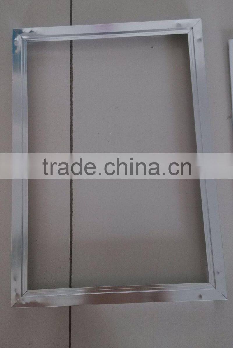 21mm shiny silver A3 snap frame