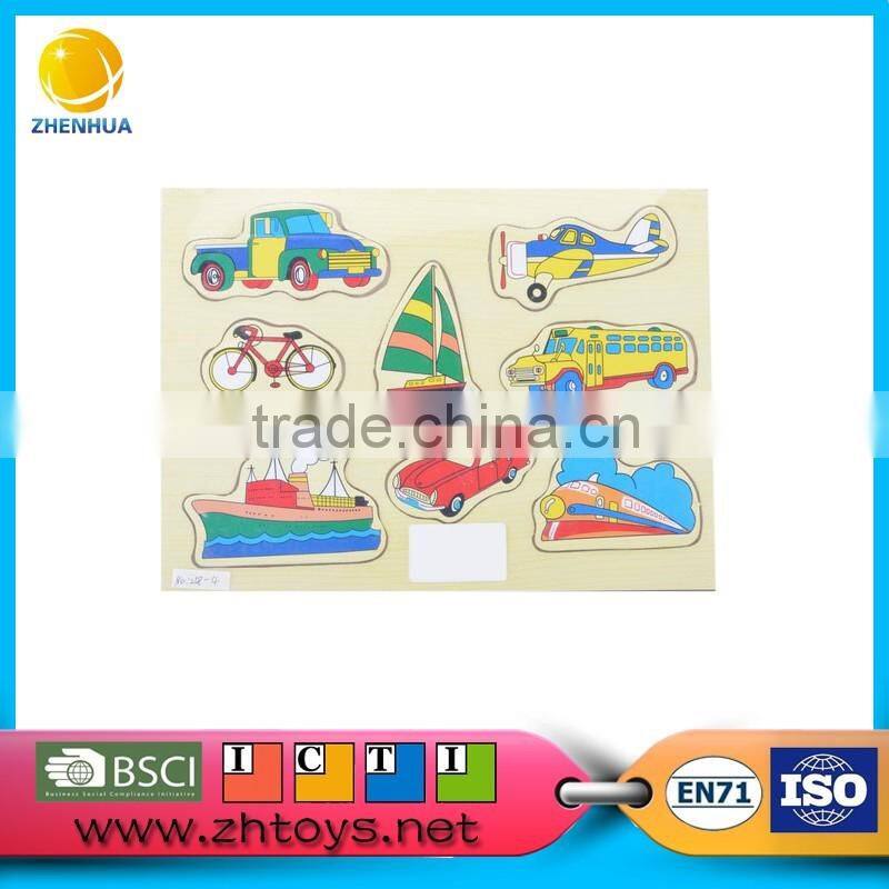 2016 Diy Puzzle educational colorful animal products wooden puzzle