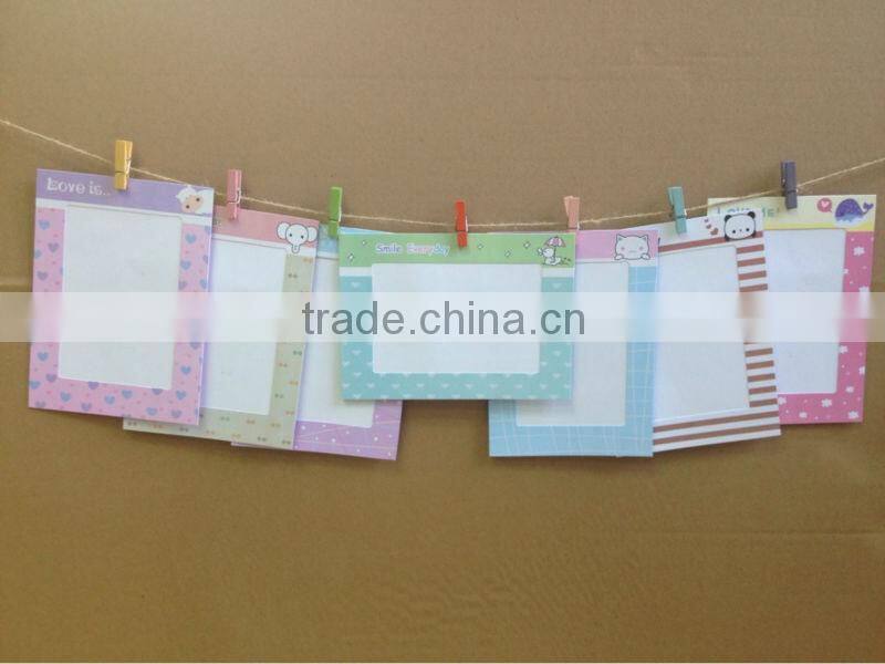2014 hot sale colorful paper frames for photos shenzhen factory